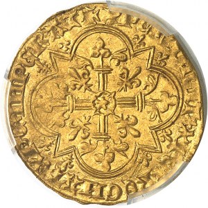 Karol VI (1380-1422). Agnel d'or, 2. wydanie ND (1417), Paryż.