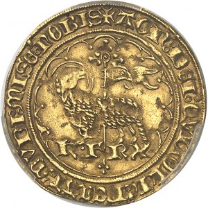 Charles VI (1380-1422). Agnel d'or, 2nd issue ND (1417), Paris.