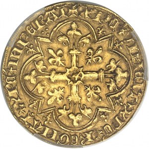Charles VI (1380-1422). Agnel d’or, 2e émission ND (1417), Paris.