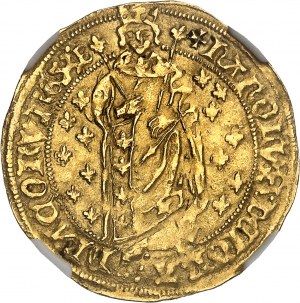 Karel VII (1422-1461). Royal d'or, 1. vydání ND (1429-1431), Bourges.