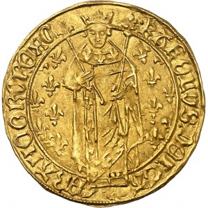 Karol VII (1422-1461). Royal d'or, 2. emisia ND (1431), C, Chinon.