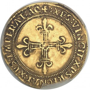Genoa, Louis XII (1499-1512). Gold shield with sun, second period of Genoa's occupation ND (1507-1512), Genoa.