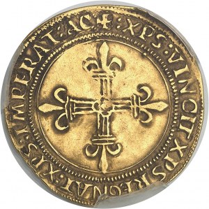 Genua, Ludwik XII (1499-1512). Złota tarcza ze słońcem, drugi okres okupacji Genui ND (1507-1512), Genua.