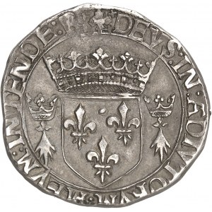 François Ier (1515-1547). Teston de Bretagne 3e type ND (avant 1540), R, Rennes.