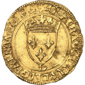 François I. (1515-1547). Zlatý štít s krížom ND (1545-1547), L, Bayonne.
