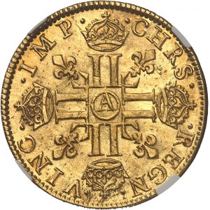 Ludvík XIII (1610-1643). Louis d'or à la mèche courte 1641/0, A, Paříž.