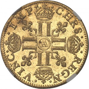 Ludvík XIII (1610-1643). Louis d'or à la mèche longue 1641, A, Paříž.