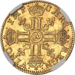 Ľudovít XIII (1610-1643). Polovičný Louis d'or 1641, A, Paríž.