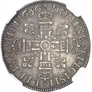 Louis XIV (1643-1715). Lis d’argent, seconde effigie (essai ?) 1656, A, Paris.