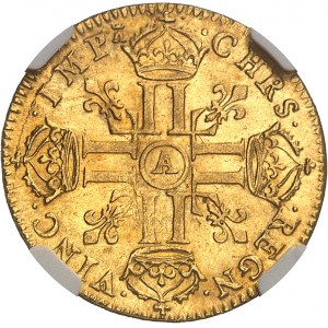 Ludvík XIV (1643-1715). Louis d'or à la tête nue 1668, A, Paříž.