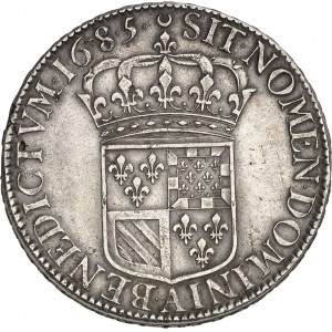 Luigi XIV (1643-1715). Écu de Flandre o moneta da 4 sterline delle Fiandre 1685, A, Parigi.