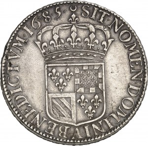 Luigi XIV (1643-1715). Écu de Flandre o moneta da 4 sterline delle Fiandre 1685, A, Parigi.