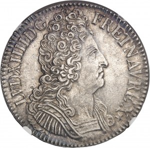 Ludvík XIV (1643-1715). Štít se třemi korunami 1709, A, Paříž.