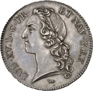 Ludwik XV (1715-1774). Preseries tarczy z opaską 1740, A, Paryż.
