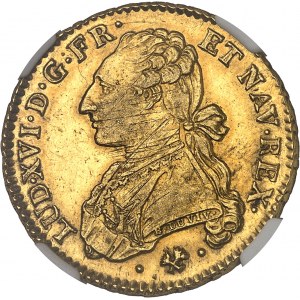 Ludwig XVI (1774-1792). Doppelter Goldlouis mit Brille 1775, L, Bayonne.