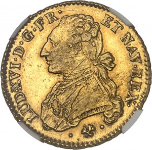 Ludwig XVI (1774-1792). Doppelter Goldlouis mit Brille 1775, L, Bayonne.