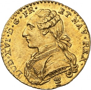 Ludwik XVI (1774-1792). Half-louis d'or aux lunettes 1777, I, Limoges.