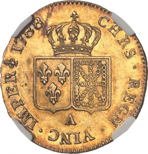 Ľudovít XVI (1774-1792). Double louis d'or à la tête nue 1788, A, Paríž.