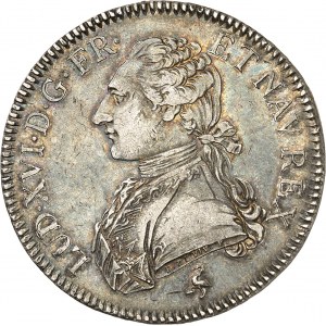 Luigi XVI (1774-1792). Scudo con rami d'ulivo 1774, A, Parigi.