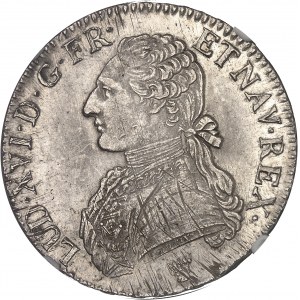 Luigi XVI (1774-1792). Scudo con rami d'ulivo 1789, I, Limoges.