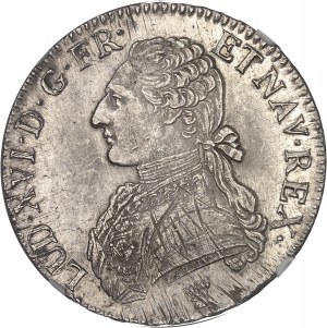 Ludwig XVI (1774-1792). Ecu aux rames d'olivier 1789, I, Limoges.