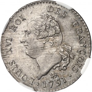 Constitution (1791-1792). 30 sols FRANÇOIS 1791, A, Paris.