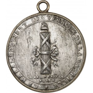 Constitution (1791-1792). Médaille de Palloy, métal des verrous de la Bastille ND (1789), Paris.