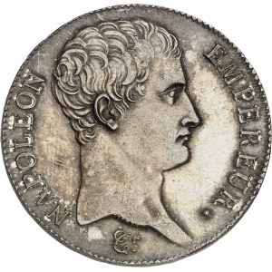 Premier Empire / Napoléon Ier (1804-1814). 5 francs Empereur, calendrier grégorien 1806, A, Paris.