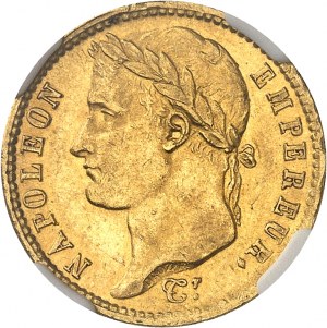 Primo Impero / Napoleone I (1804-1814). 20 franchi Impero 1809, A, Parigi.