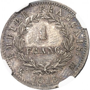 Premier Empire / Napoléon Ier (1804-1814). 1 franc Empire 1813, MA, Marseille.