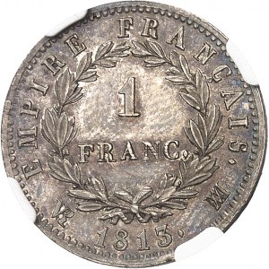 Primo Impero / Napoleone I (1804-1814). 1 franco Impero 1813, MA, Marsiglia.