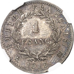 First Empire / Napoleon I (1804-1814). 1 franc Empire 1813, MA, Marseille.