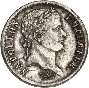 Pierwsze Cesarstwo / Napoleon I (1804-1814). Pół franka Empire 1812, T, Nantes.