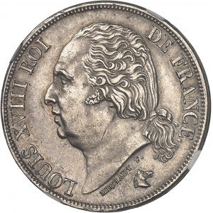 Ludwik XVIII (1814-1824). 2 franki 1824, A, Paryż.