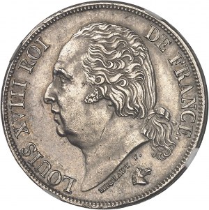 Ľudovít XVIII (1814-1824). 2 franky 1824, A, Paríž.