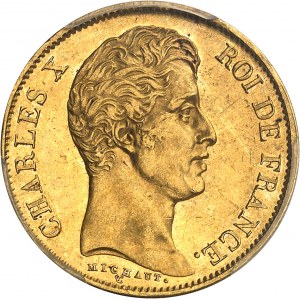 Karol X. (1824-1830). 40 frankov, 2. typ 1830, A, Paríž.
