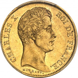 Karol X. (1824-1830). 40 frankov, 2. typ 1830, A, Paríž.