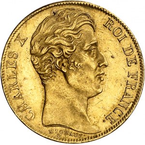 Charles X (1824-1830). 20 Francs 1830, A, Paris.