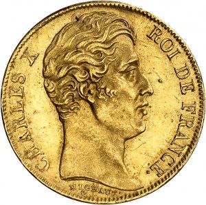 Karol X. (1824-1830). 20 frankov 1830, A, Paríž.