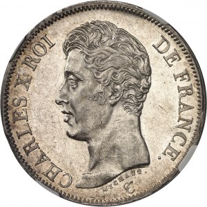 Karol X (1824-1830). 5 franków, 1. typ 1825, A, Paryż.