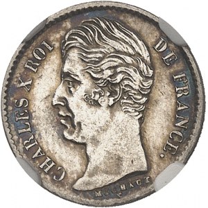 Karol X. (1824-1830). 1/4 franku 1827, M, Toulouse.