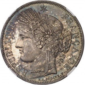 Druhá republika (1848-1852). 5 frankov Cérès 1849, A, Paríž.