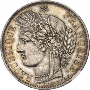 Druhá republika (1848-1852). 5 franků Cérès 1849, A, Paříž.