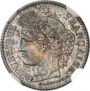 Druhá republika (1848-1852). 20 centimes Cérès 1849, A, Paris.