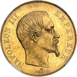 Druhé cisárstvo / Napoleon III (1852-1870). 50 frankov na hlavu 1855, A, Paríž.