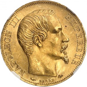 Second Empire / Napoléon III (1852-1870). 20 francs tête nue 1858, A, Paris.