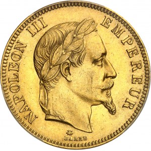 Second Empire / Napoléon III (1852-1870). 100 francs tête laurée 1869, A, Paris.