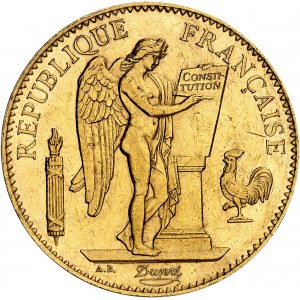 IIIe République (1870-1940). 100 francs Génie 1894, A, Paris.