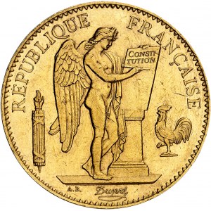 Third Republic (1870-1940). 100 francs Génie 1894, A, Paris.