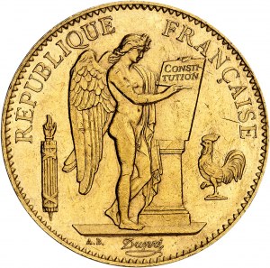 Terza Repubblica (1870-1940). 100 franchi Génie 1894, A, Parigi.